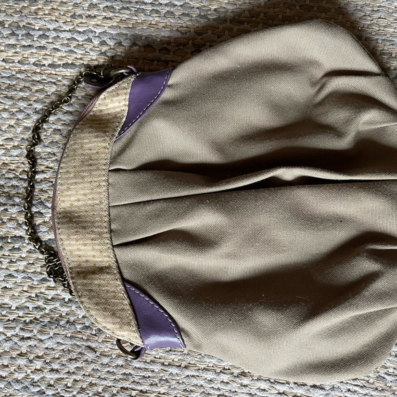 Vintage anna kaszer purse bag evening clutch with chain 10” - Picture 3 of 9